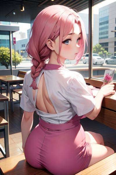 Anime Chubby Small Tits 30s Age Serious Face Pink Hair Braided Hair Style Light Skin Soft + Warm Mall Back View Straddling Teacher 3690453659557613726 - AI Hentai - aihentai.co on pornintellect.com