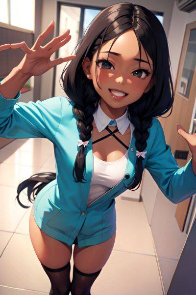 Anime Busty Small Tits 40s Age Laughing Face Black Hair Braided Hair Style Dark Skin Soft Anime Hospital Close Up View T Pose Stockings 3690534834423528441 - AI Hentai - aihentai.co on pornintellect.com