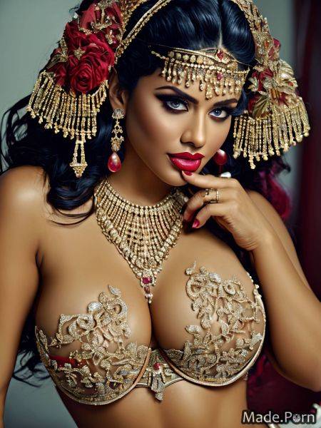 Tanned skin hairclip hairband wife gold standing indian AI porn - made.porn - India on pornintellect.com