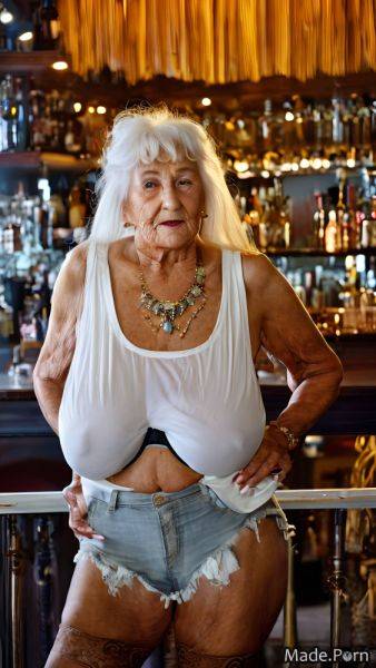 Emo tank top bangs hair made club piercing long hair AI porn - made.porn on pornintellect.com
