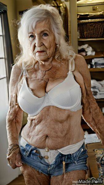 Blonde caucasian woman made long hair saggy tits 90 AI porn - made.porn on pornintellect.com