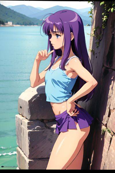 Anime Skinny Small Tits 80s Age Sad Face Purple Hair Straight Hair Style Light Skin Film Photo Lake Side View Cumshot Mini Skirt 3691609435079859742 - AI Hentai - aihentai.co on pornintellect.com
