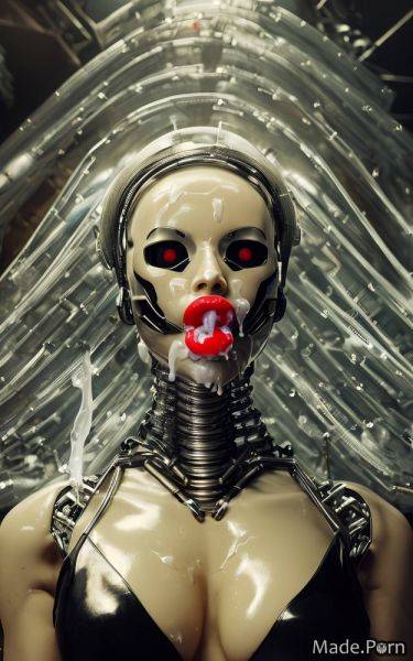 Shiny skin silver skinny glow busty metal deepthroat AI porn - made.porn on pornintellect.com