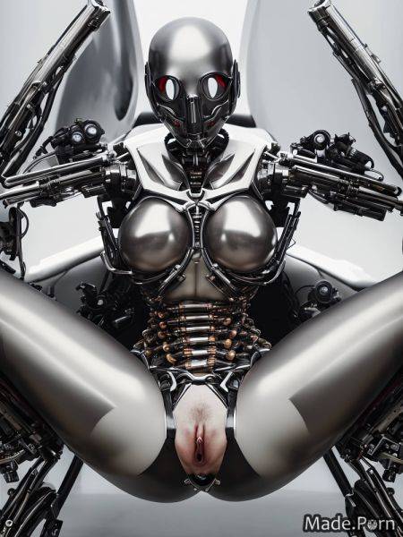 Woman sci-fi pussy licking titanium big cock spreading ass metal AI porn - made.porn on pornintellect.com