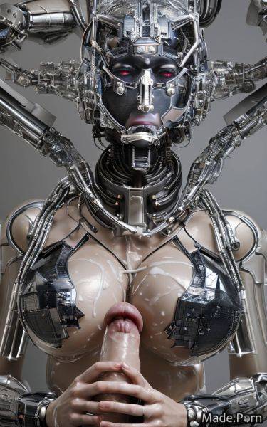 Skinny fantasy armor pov perfect body glass woman robot AI porn - made.porn on pornintellect.com