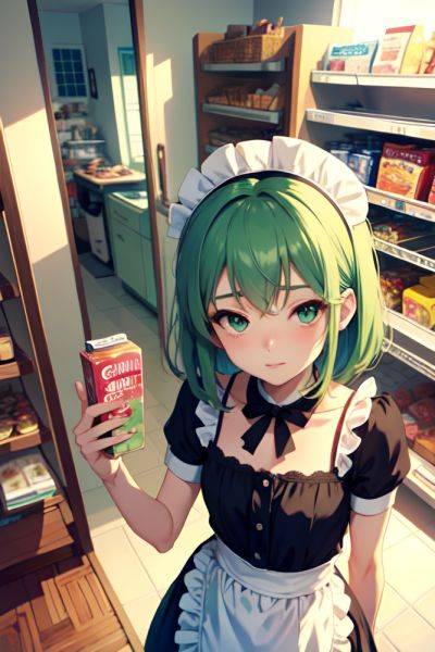 Anime Skinny Small Tits 50s Age Seductive Face Green Hair Messy Hair Style Light Skin Mirror Selfie Grocery Side View Sleeping Maid 3691733130310669169 - AI Hentai - aihentai.co on pornintellect.com