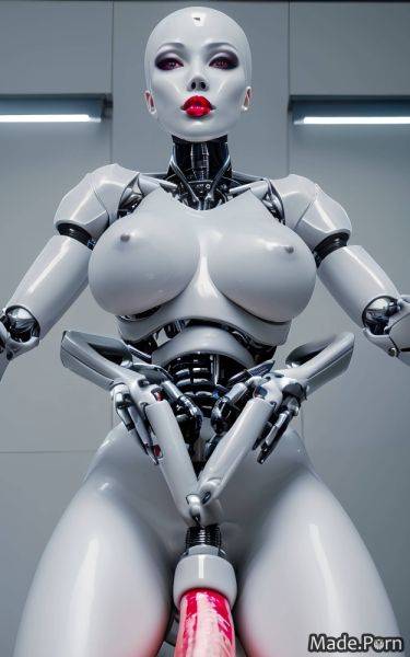 20 black veiny dick thick latex robot blowjob AI porn - made.porn on pornintellect.com