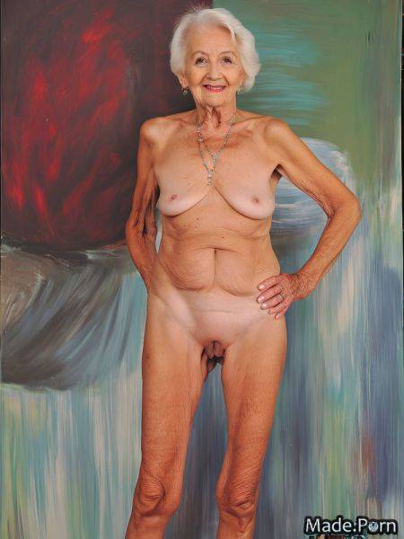Caucasian nude babe woman looking at viewer shaved photo AI porn - made.porn on pornintellect.com