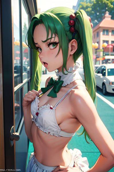 Anime Skinny Small Tits 70s Age Angry Face Green Hair Pigtails Hair Style Light Skin Warm Anime Casino Side View Cumshot Maid 3691856825369694968 - AI Hentai - aihentai.co on pornintellect.com