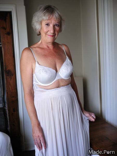 Partially nude negligee short hair skinny mid-length hair bra 70 AI porn - made.porn on pornintellect.com