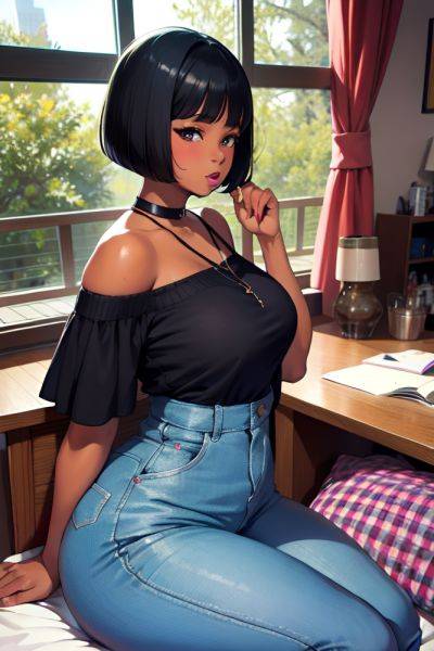 Anime Chubby Small Tits 60s Age Orgasm Face Black Hair Bobcut Hair Style Dark Skin Vintage Bar Side View Straddling Goth 3692401856707157897 - AI Hentai - aihentai.co on pornintellect.com