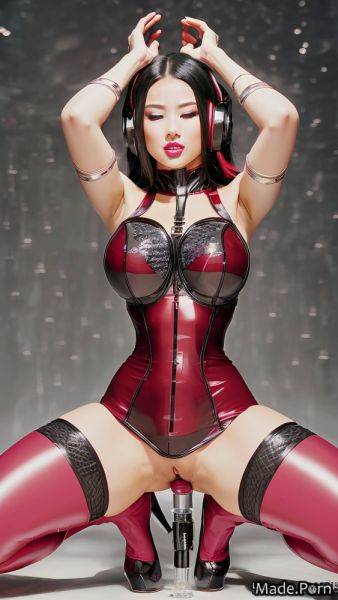 Gyaru shower pink suspender belt kneeling body soap high heels AI porn - made.porn on pornintellect.com