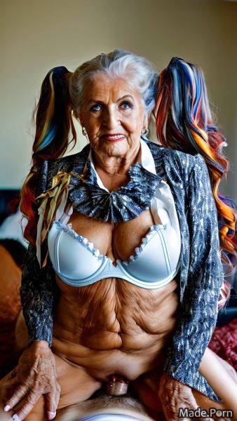 Made indoors multicolored hair long hair caucasian slutty pussy fucking AI porn - made.porn on pornintellect.com