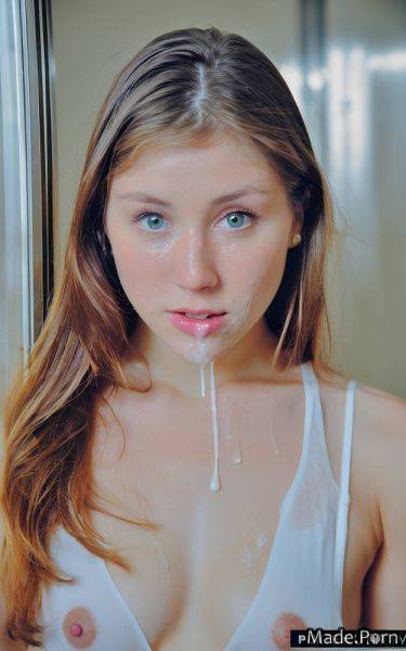 Elevator looking at viewer athlete gymnast nude chinese white AI porn - made.porn - China on pornintellect.com