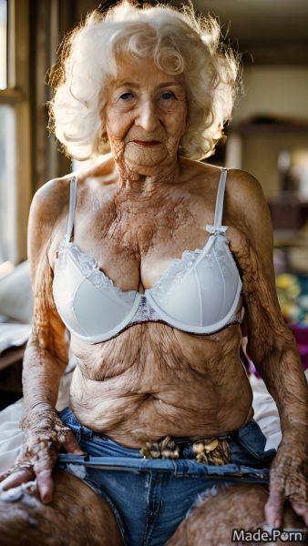 Harlequin caucasian indoors woman 90 blonde looking at viewer AI porn - made.porn on pornintellect.com