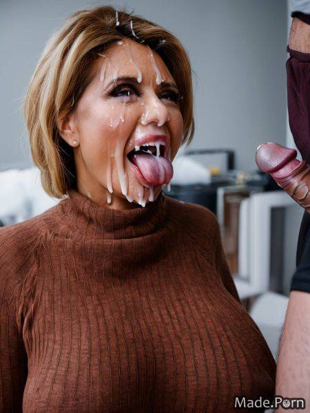 Gigantic boobs screaming sweater wife woman bukkake 50 AI porn - made.porn on pornintellect.com