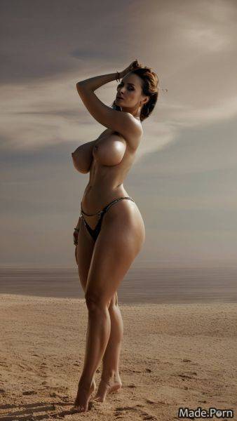 Pawg slutty perfect body standing woman gigantic boobs oiled body AI porn - made.porn on pornintellect.com