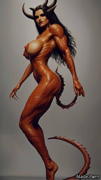 Cum on thigh 40 devil gigantic boobs yellow dark fantasy standing AI porn - made.porn on pornintellect.com