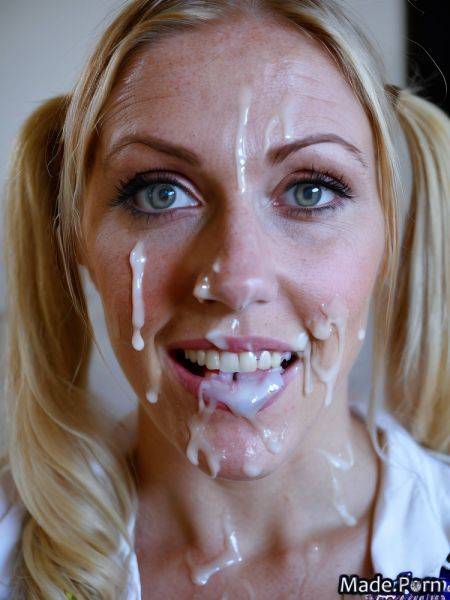 Woman lipstick bimbo cum in mouth bukkake close up british AI porn - made.porn - Britain on pornintellect.com