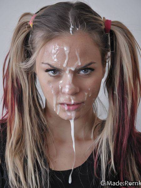 Skinny tanned skin maroon gray bukkake long hair close up AI porn - made.porn on pornintellect.com
