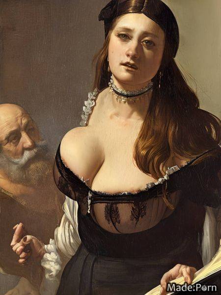 Goth thick gigantic boobs red topless flashing tits daytime AI porn - made.porn on pornintellect.com