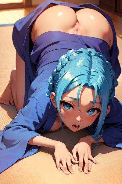 Anime Skinny Small Tits 40s Age Orgasm Face Blue Hair Braided Hair Style Dark Skin Warm Anime Desert Back View Bending Over Bathrobe 3688493865974994622 - AI Hentai - aihentai.co on pornintellect.com