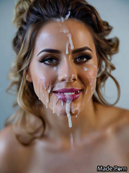 Woman blowjob lipstick deepthroat photo studio nude cum on tits AI porn - made.porn on pornintellect.com