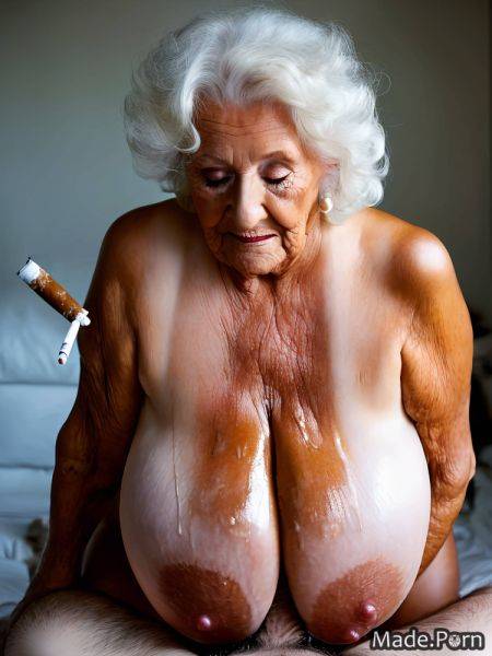 Oiled body fat clown tan lines natural tits woman saggy tits AI porn - made.porn on pornintellect.com