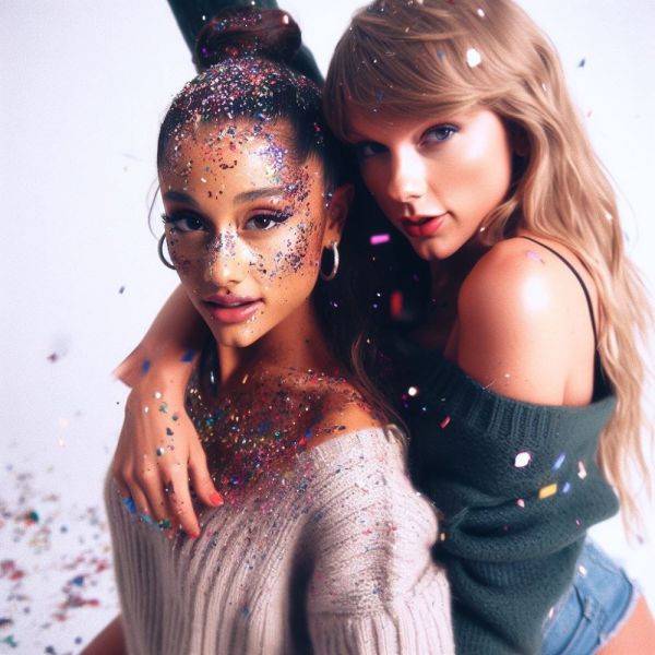 Taylor Swift and Ariana Grande - Lesbian behavior Part 2 (AI fake not by me) - erome.com on pornintellect.com
