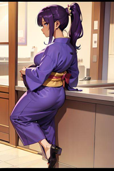Anime Pregnant Small Tits 50s Age Sad Face Purple Hair Ponytail Hair Style Dark Skin Comic Bar Back View Jumping Kimono 3688718060504361657 - AI Hentai - aihentai.co on pornintellect.com