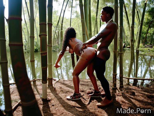 Cuckold athlete bamboo forest pink tanned skin nipples tan lines AI porn - made.porn on pornintellect.com