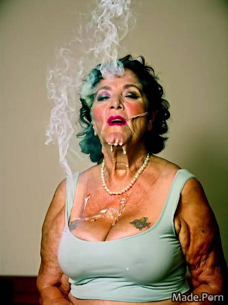 Cinematic 90 gigantic boobs woman bukkake ssbbw nipples smoking AI porn - made.porn on pornintellect.com