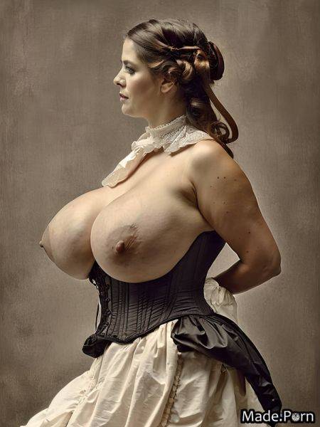 Fat woman thighs 40 nipples victorian bottomless AI porn - made.porn on pornintellect.com