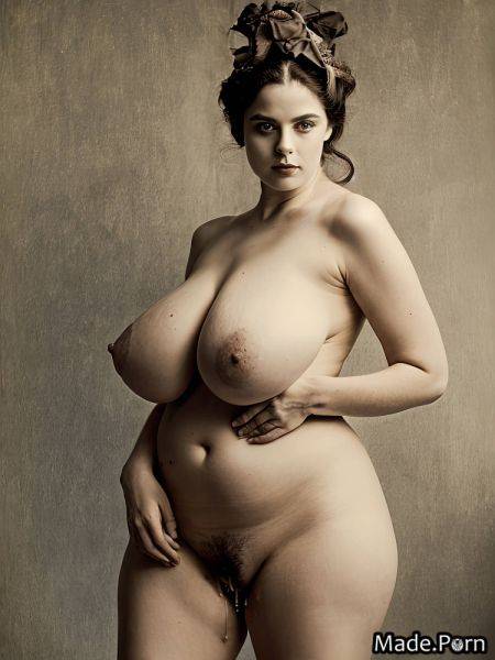 Victorian made portrait woman huge boobs bottomless athlete AI porn - made.porn on pornintellect.com