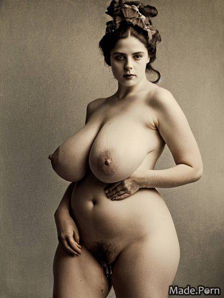 Victorian saggy tits athlete portrait nipples huge boobs bottomless AI porn - made.porn on pornintellect.com