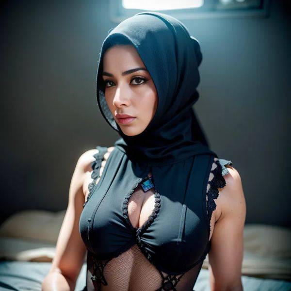 , Arabs,woman,thirties,(RAW photo, best quality, masterpiece:1.1), (realistic, photo-realistic:1.2), ultra-detailed, ultra high res, physically-based rendering,niqab,(adult:1.5) - pornmake.ai on pornintellect.com