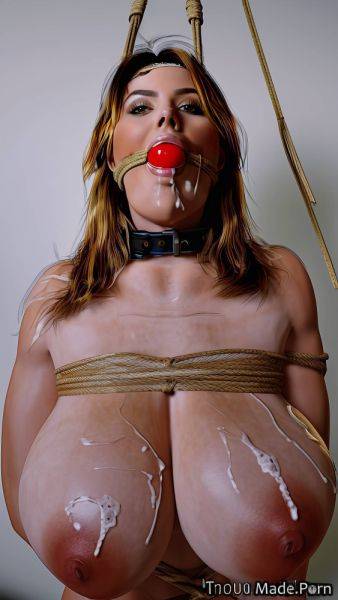 Gigantic boobs cum on tits flashing tits sun tanning blonde collar woman AI porn - made.porn on pornintellect.com