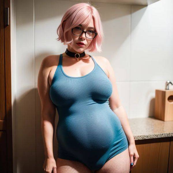,white people,woman,twenties,(RAW photo, best quality, masterpiece:1.1), (realistic, photo-realistic:1.2), ultra-detailed, ultra high res, physically-based rendering,short hair,bobcut,pink hair,blue eyes,beautiful,pouting - pornmake.ai on pornintellect.com