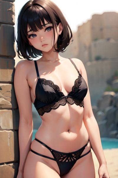 Anime Busty Small Tits 18 Age Sad Face Brunette Bangs Hair Style Dark Skin Comic Desert Front View Cumshot Lingerie 3696112707197623381 - AI Hentai - aihentai.co on pornintellect.com