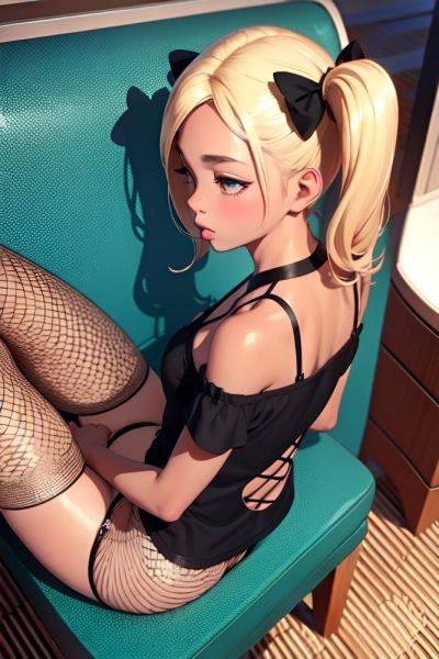 Anime Skinny Small Tits 40s Age Pouting Lips Face Blonde Pigtails Hair Style Dark Skin 3d Yacht Back View Sleeping Fishnet 3696406480969158595 - AI Hentai - aihentai.co on pornintellect.com