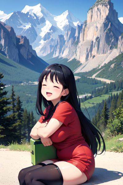 Anime Chubby Small Tits 30s Age Laughing Face Black Hair Straight Hair Style Dark Skin Film Photo Mountains Side View Sleeping Stockings 3696796895492846237 - AI Hentai - aihentai.co on pornintellect.com