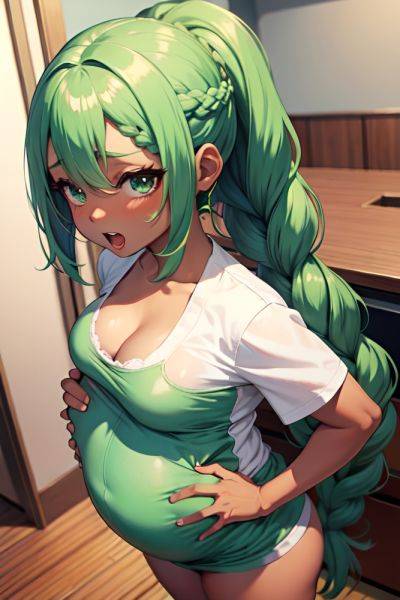 Anime Pregnant Small Tits 70s Age Ahegao Face Green Hair Braided Hair Style Dark Skin Crisp Anime Hospital Back View T Pose Teacher 3696858743176103107 - AI Hentai - aihentai.co on pornintellect.com