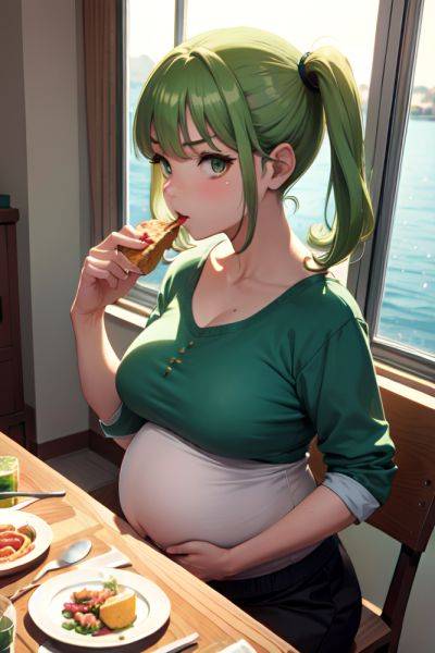 Anime Pregnant Small Tits 60s Age Serious Face Green Hair Pigtails Hair Style Light Skin Watercolor Yacht Close Up View Eating Teacher 3696955379940970309 - AI Hentai - aihentai.co on pornintellect.com