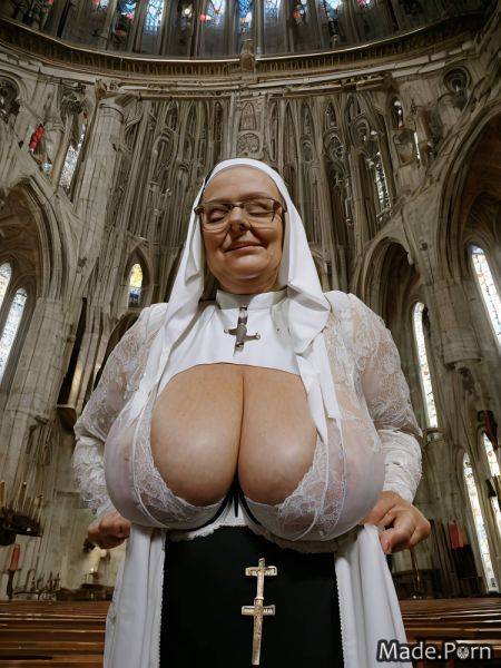 Church hairy woman made flashing tits thick thighs big hips AI porn - made.porn on pornintellect.com