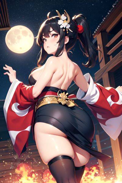 Anime Chubby Small Tits 40s Age Angry Face Black Hair Messy Hair Style Light Skin 3d Moon Back View Plank Geisha 3698118887520100632 - AI Hentai - aihentai.co on pornintellect.com