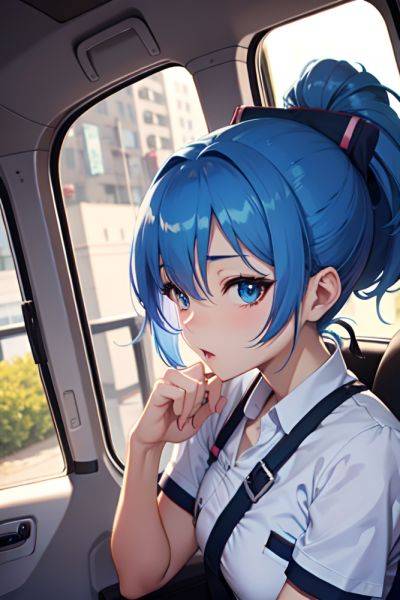 Anime Busty Small Tits 30s Age Seductive Face Blue Hair Ponytail Hair Style Light Skin Soft + Warm Car Front View Cumshot Nurse 3698327622932103615 - AI Hentai - aihentai.co on pornintellect.com