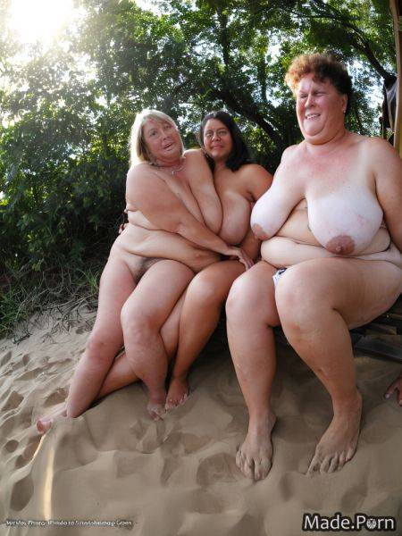 Threesome tan lines hairy beach ssbbw fisheye nude AI porn - made.porn on pornintellect.com