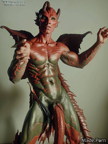 Bodypaint full shot face mask perfect body vivid demon wings perfect boobs AI porn - made.porn on pornintellect.com