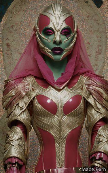 Lesbian multicolored hair laughing goblin fantasy armor dungeon green AI porn - made.porn on pornintellect.com