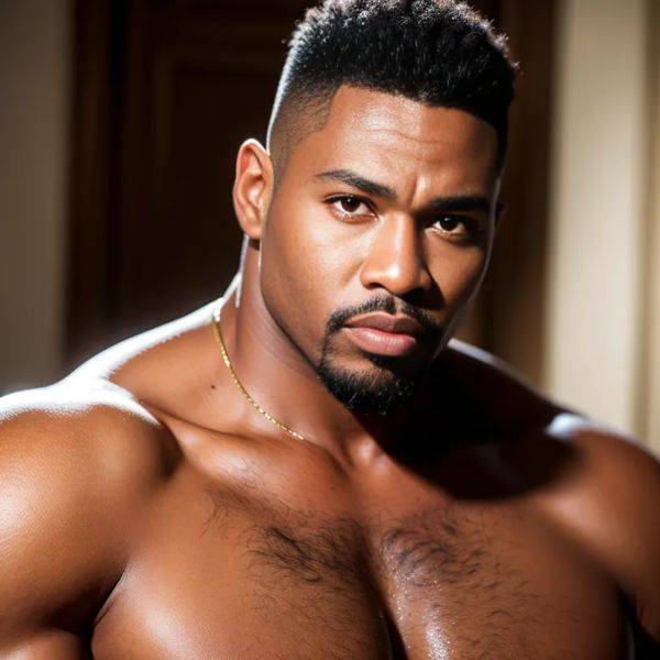 Black people, ,manly man,twenties,(RAW photo, best quality, masterpiece:1.1), (realistic, photo-realistic:1.2), ultra-detailed, ultra high res, physically-based rendering,(adult:1.5) - pornmake.ai on pornintellect.com